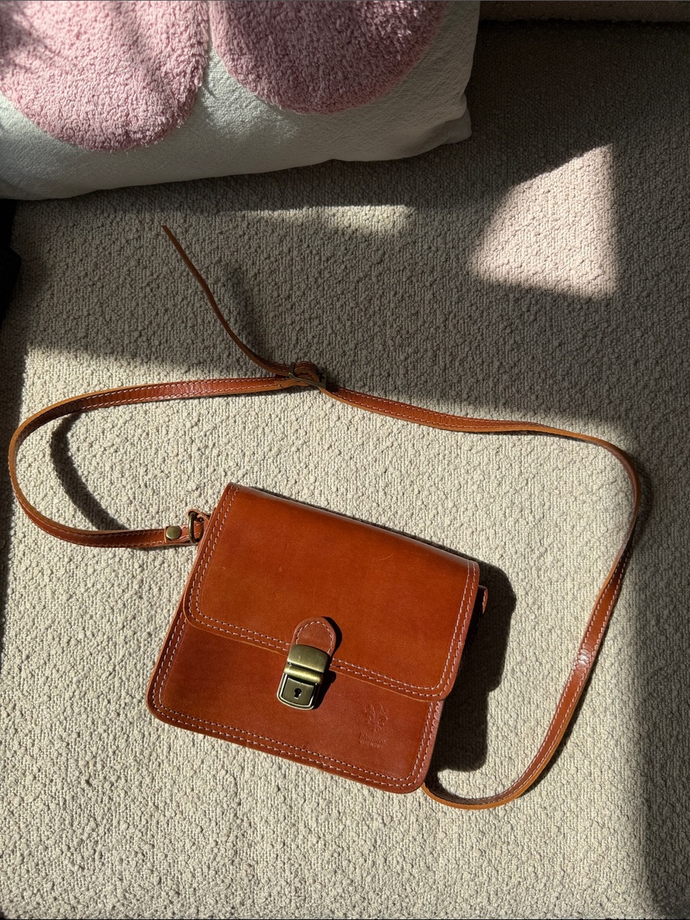 Handmade Italian leather bag